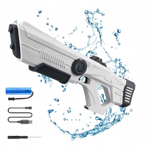 Pistolet Karabin na wodę Elektryczny DUŻY Automatyczny Miotacz USB 3 KOLORY Rodzaj pistolet na wodę