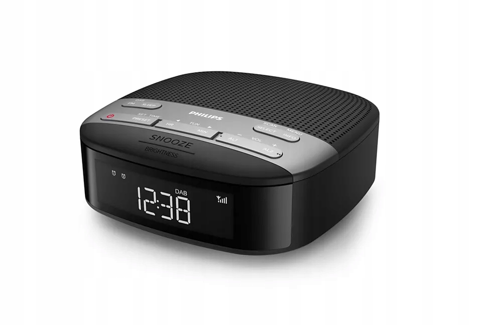 Radiobudzik radio Dab+/fm LCD podwójny alarm Philips TAR3505-Zdjęcie-0