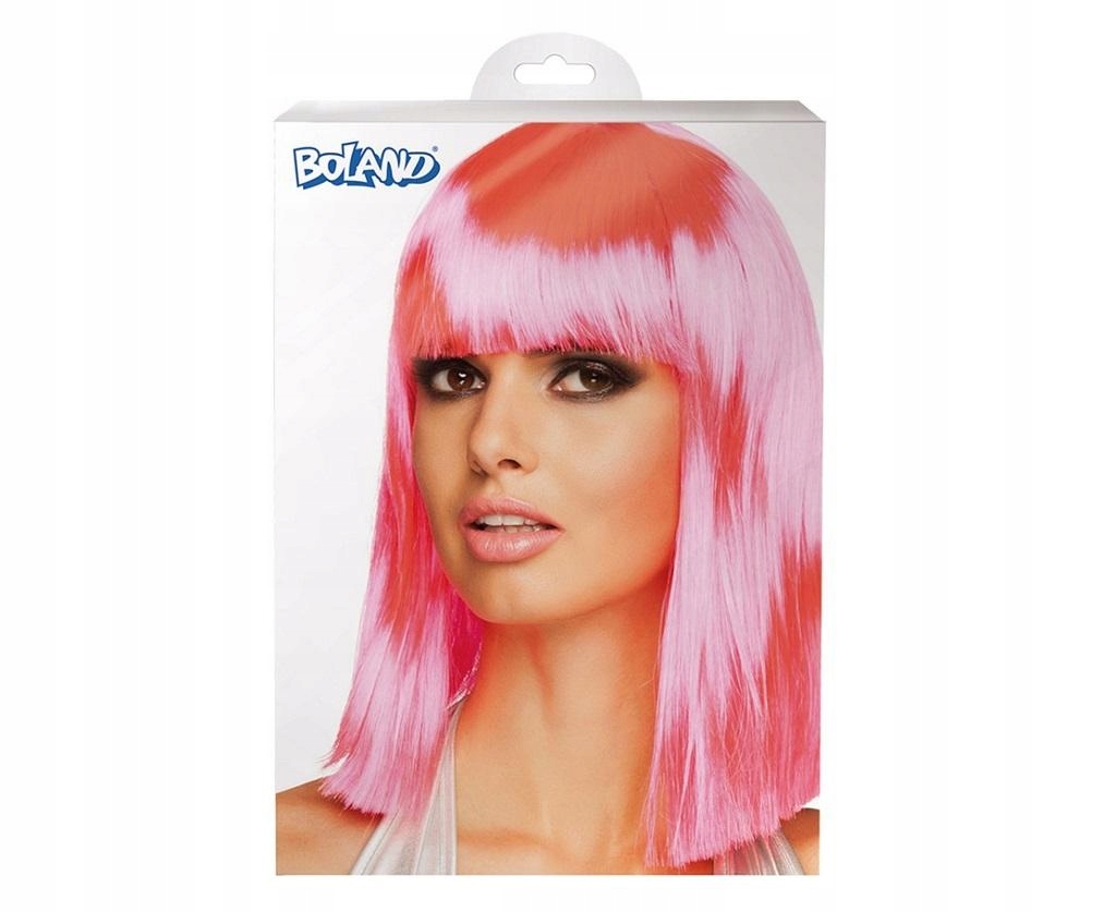 Růžová Paruka Neon Příslušenství k převlekům Kostým Úchvatné provedení