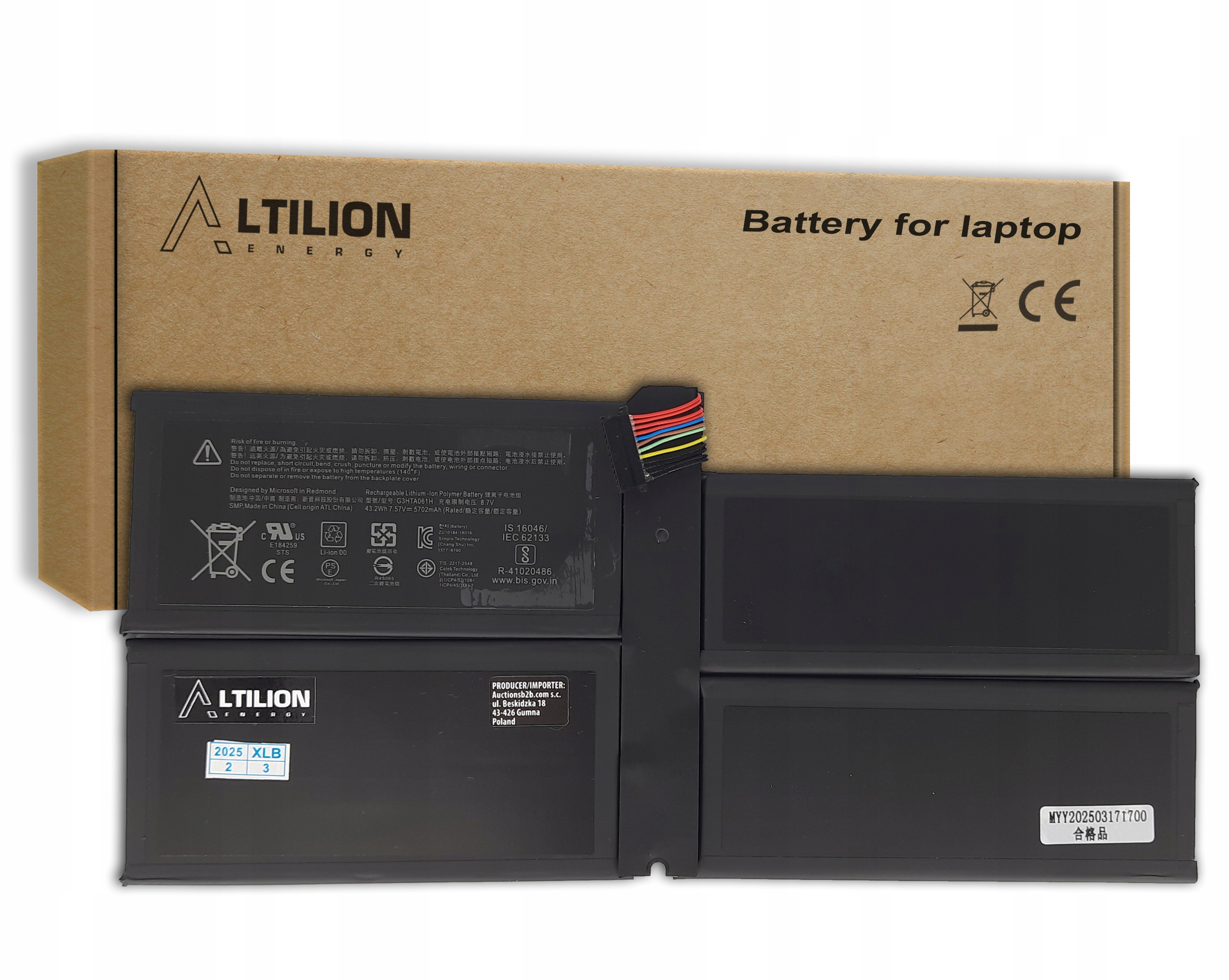 Batéria G3HTA061H DYNM03 pre Microsoft Surface Pro 7 1866 (2019)