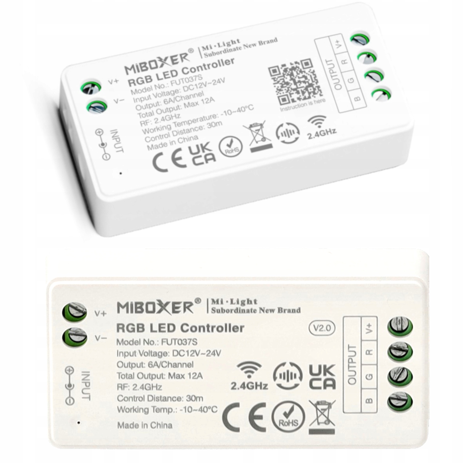 Kontroler Pilot Sterownik RF 12A RGB LED MiBoxer FUT037S