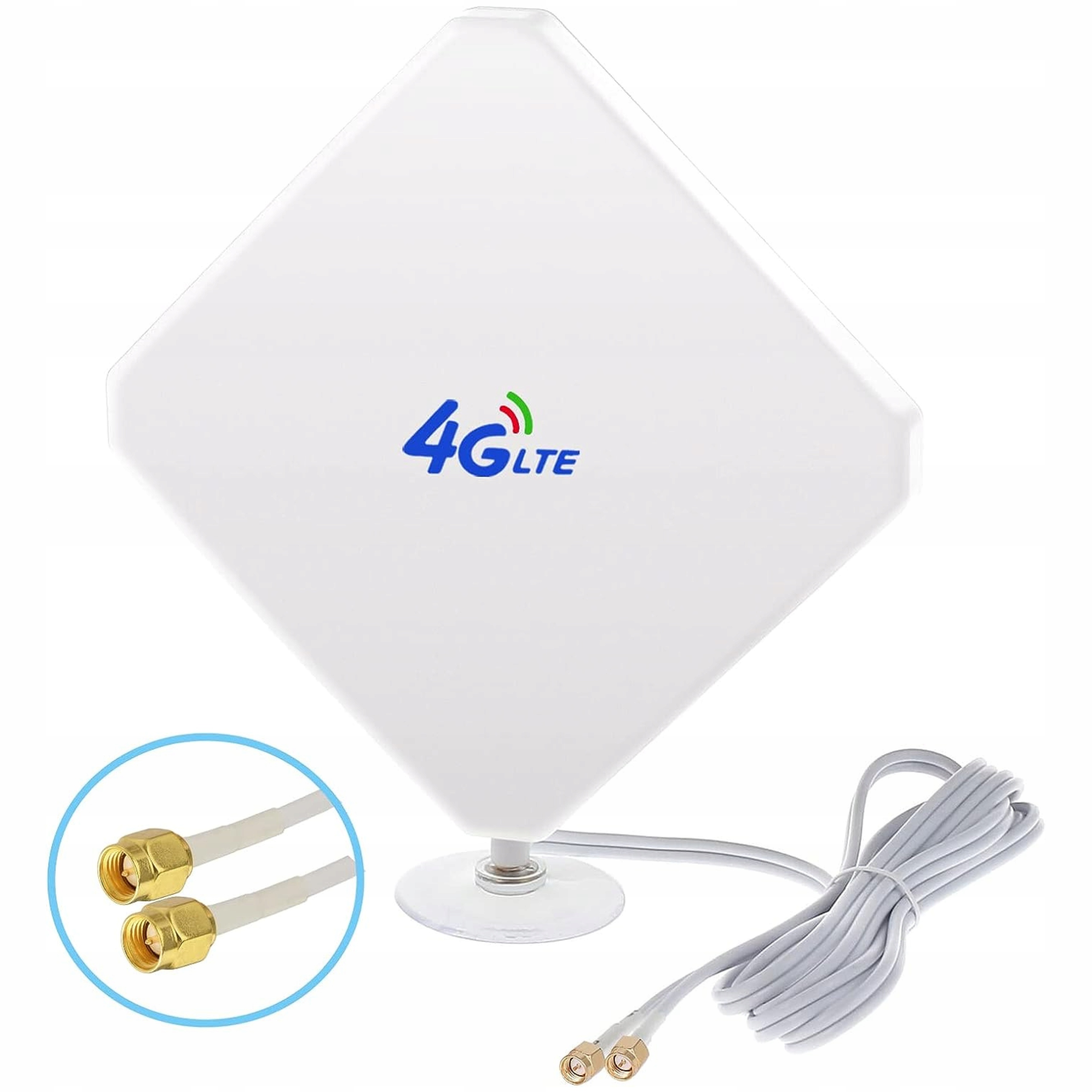 ANTENA WIFI LTE 4G 25dBi 2xSMA 3m do ROUTERA MODEMU HUAWEI DLINK ZTE ...