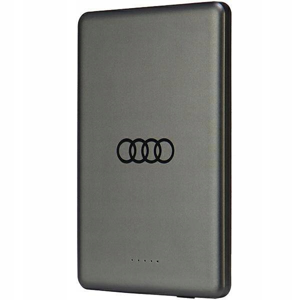 Powerbanka Audi Big Logo Magsafe indukčná 15W 5000Mah šedá