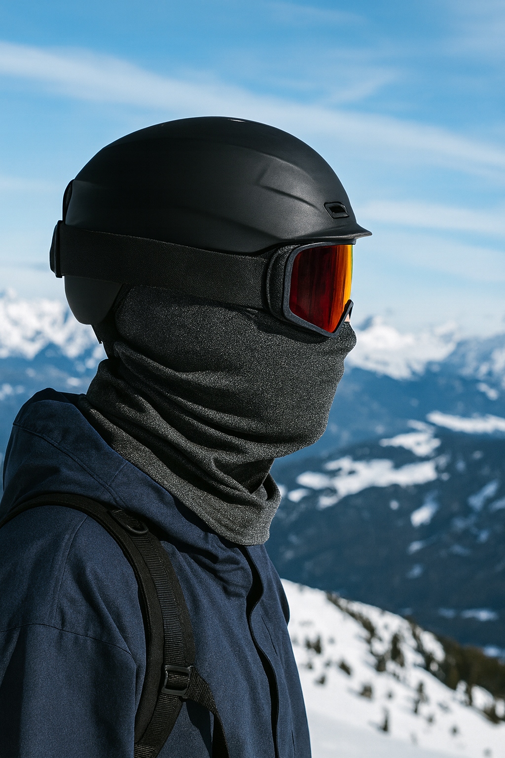 KOMINIARKA TERMOAKTYWNA SZARA – BALACLAVA OCIEPLANA BANDANA KOMIN PREZENT Marka bez marki