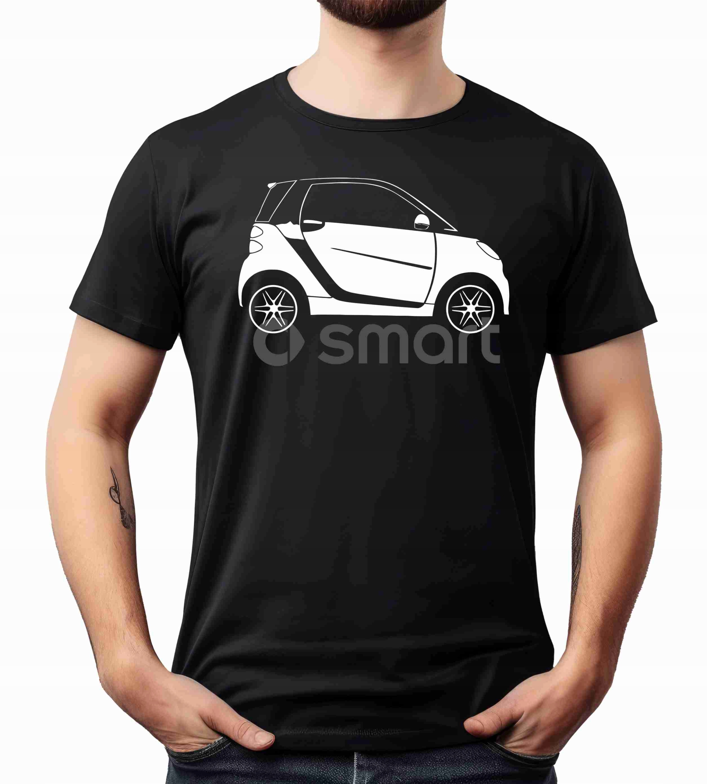 KOSZULKA T-shirt z nadrukiem Smart FORTWO