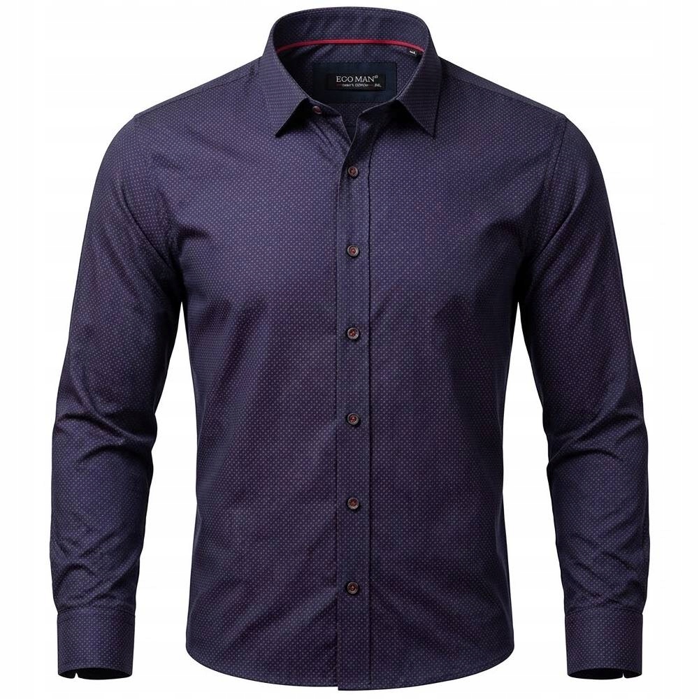 Ego Man košile pánská EKB-1206 regular fit nadměrná velikost 4XL tmavě modr