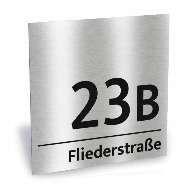 tabliczka tablica ADRESOWA numer domu 30x30 alu.