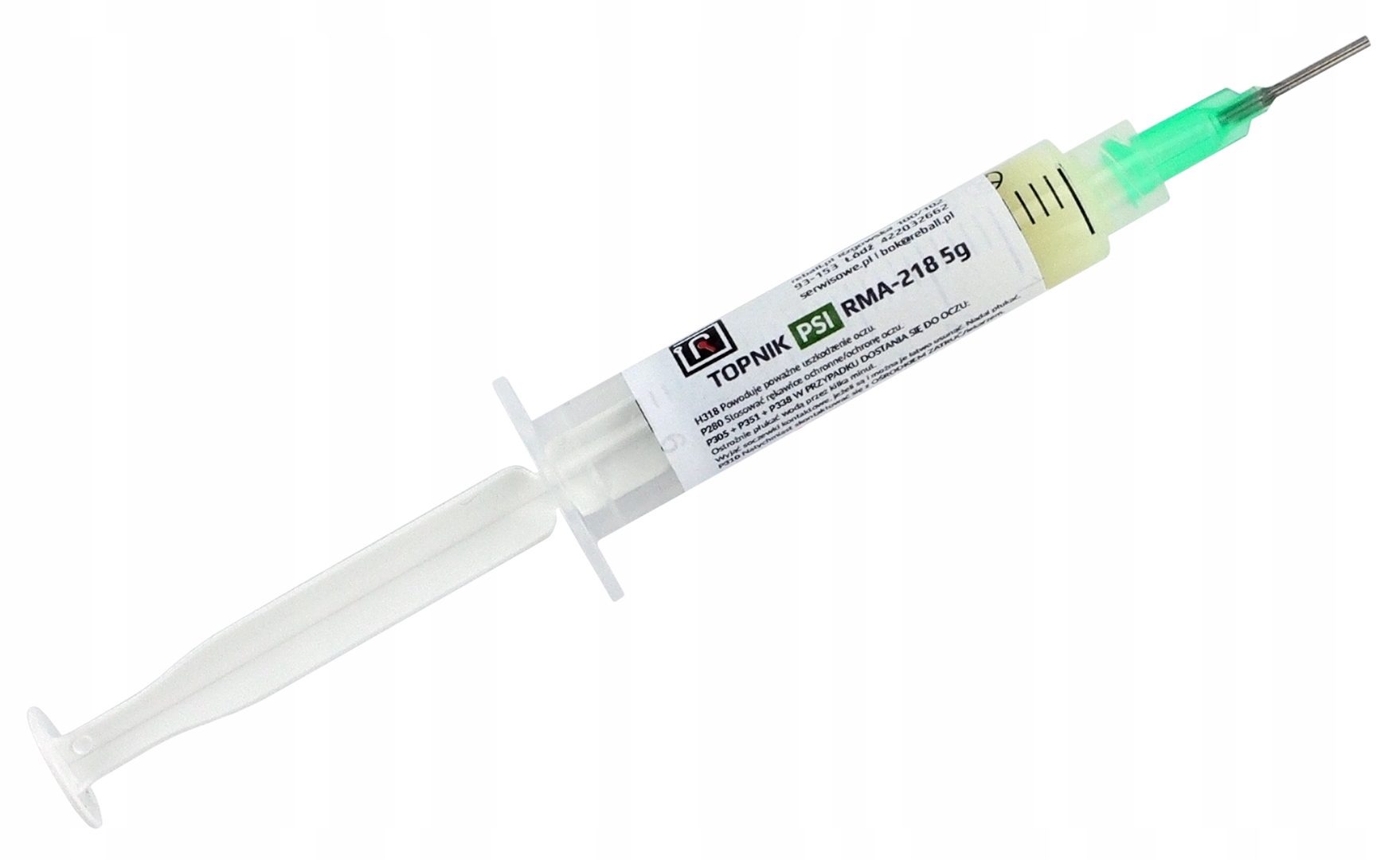 

Pasta Lutownicza Topnik Bga Smd Psi RMA-218 5g