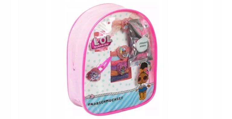 LOL ZESTAW DO WŁOSÓW GUMKI SPINKI PLECAK 910