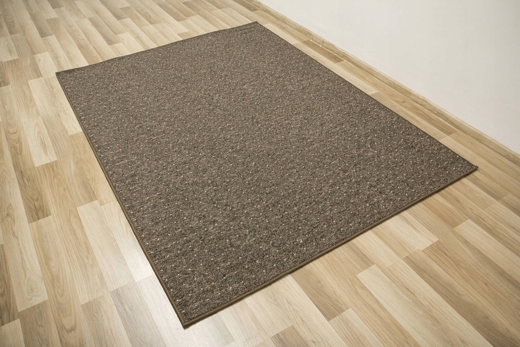 DYWAN PĘTELKOWY BRĄZ BEŻ W KRATKĘ NA FILCU DO POKOJU ZEMBLA 200x300 cm Rodzaj płaskotkany