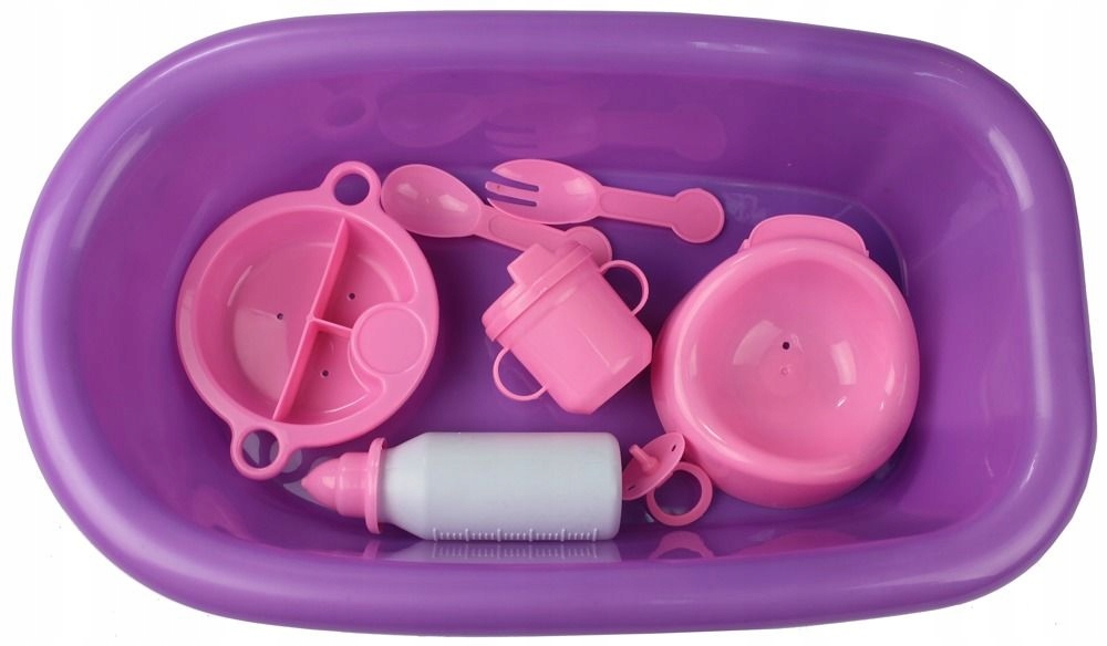 

Wanienka z akcesoriami wanna dla lalek dwa