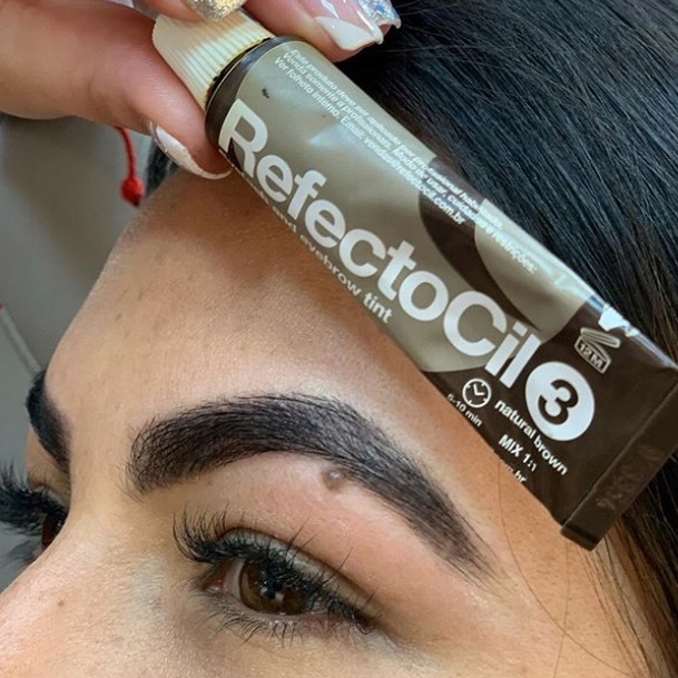 ZESTAW DO HENNY + woda+ pędzel REFECTOCIL BRĄZ 3 Kod producenta SEOL Cosmetics