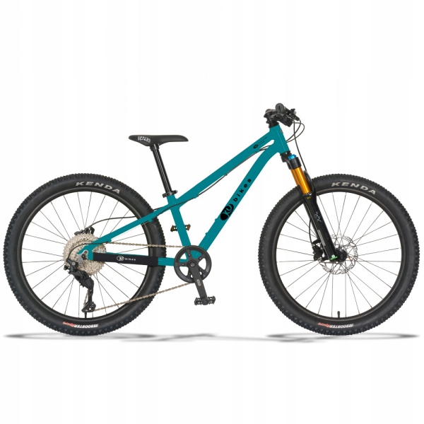 Rower Dziecięcy KUbikes 24S Mtb Disc Turquoise Turkusowy