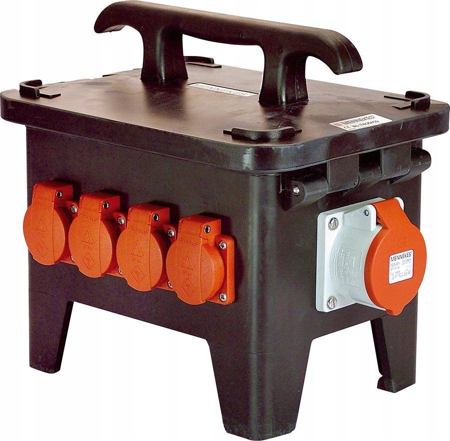 Rozdělovač proudu na staveništi Cee M1