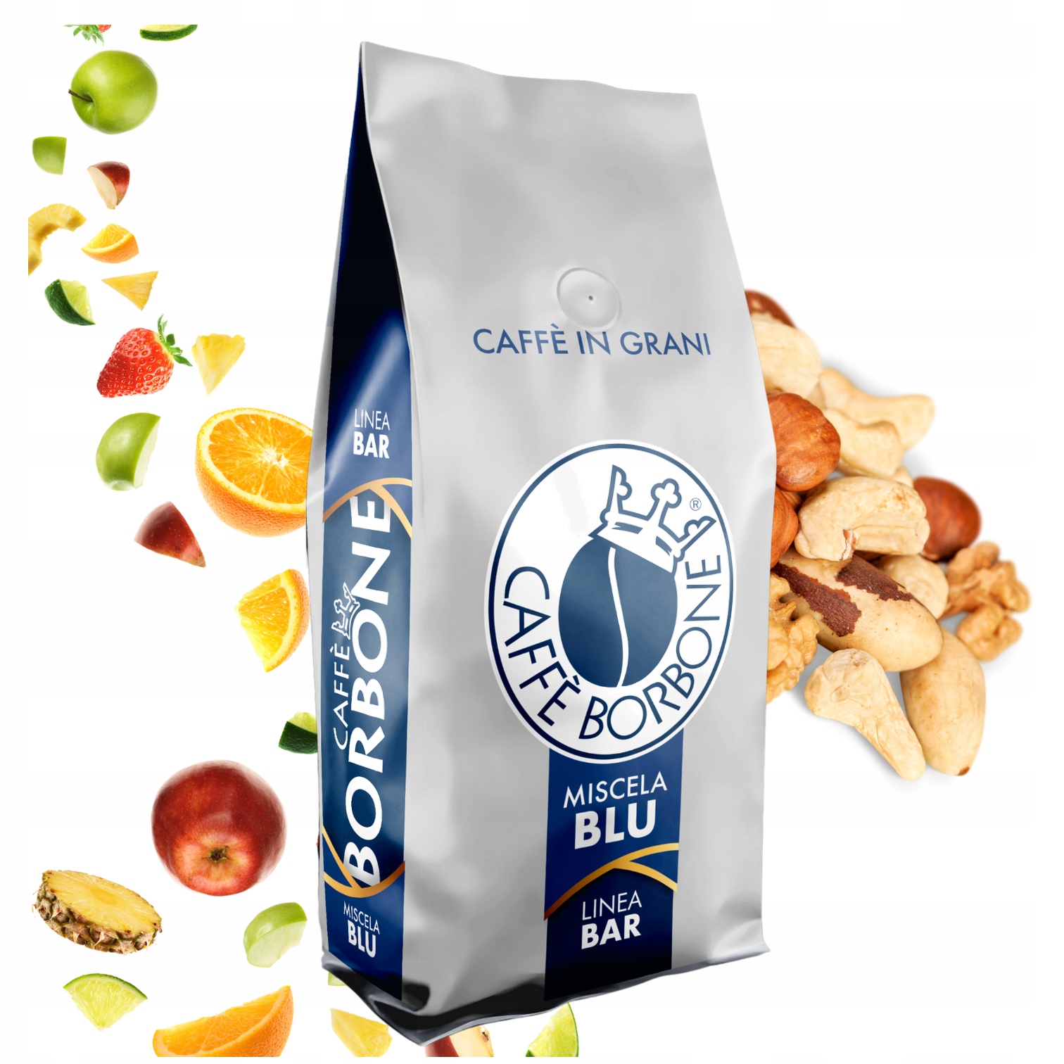 Káva zrnková 1 kg Caffe Borbone Miscela Blu Linea Bar 30/70 Italská