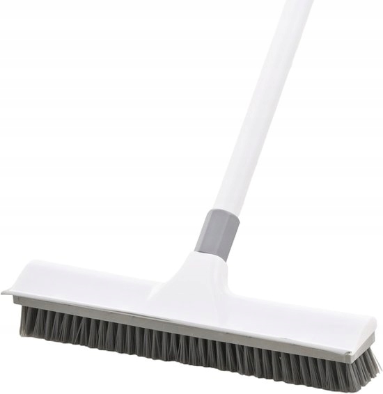 Levně Kartáč a stahovák na podlahu 2v1 35 cm s teleskopickou tyčí 152 cm Botc