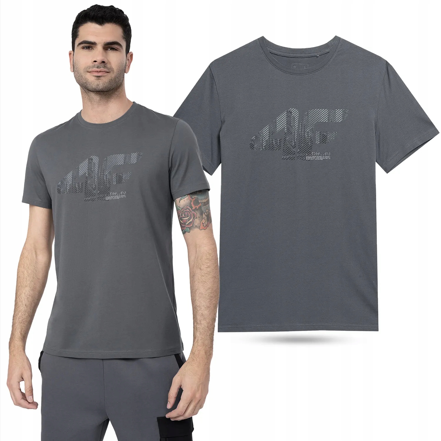 

Koszulka Męska 4F T-shirt Podkoszulek SS23M309