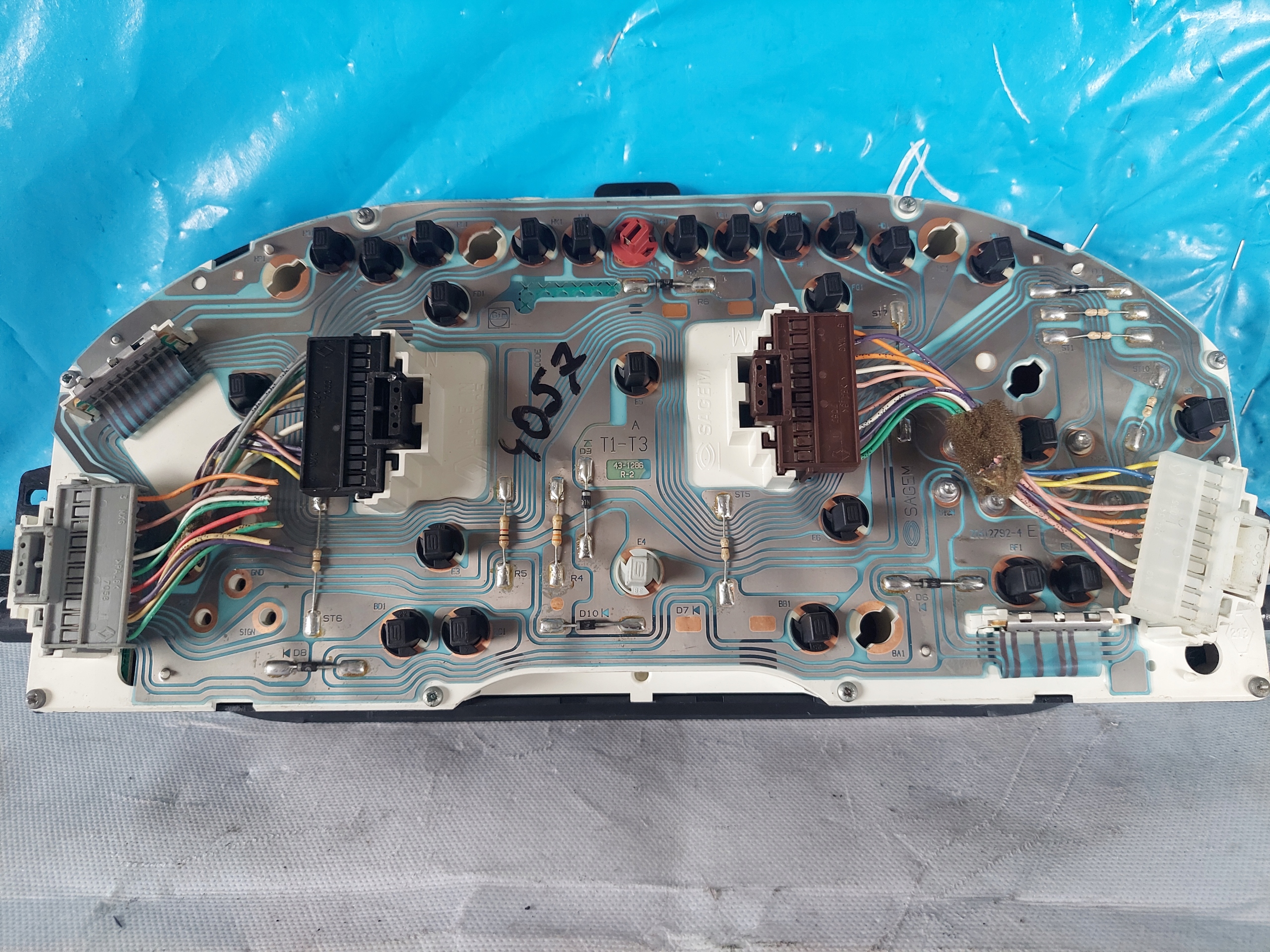 dials clock MEGANE and 1.6 B 7700847782G