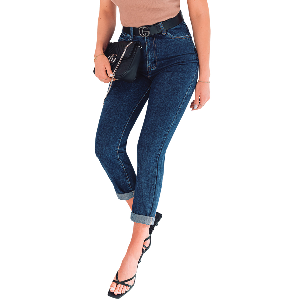 

Spodnie damskie jeans 083PLR ciemnoniebieskie 25