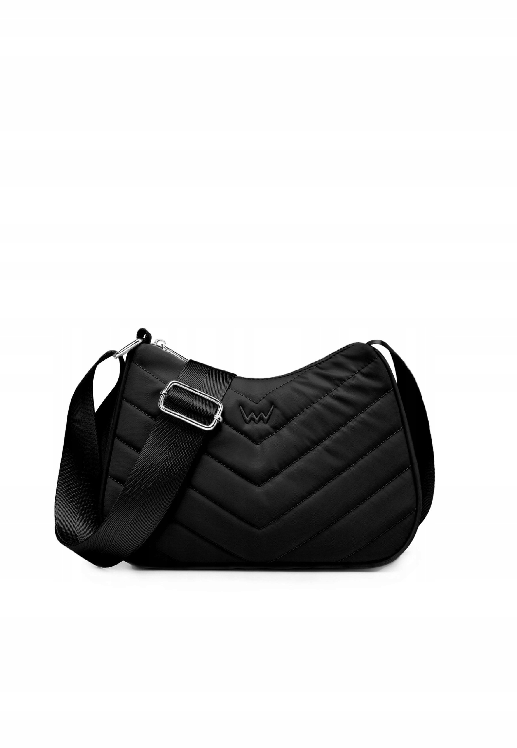 Crossbody kabelka Vuch Liva černá prošívaná se zipem