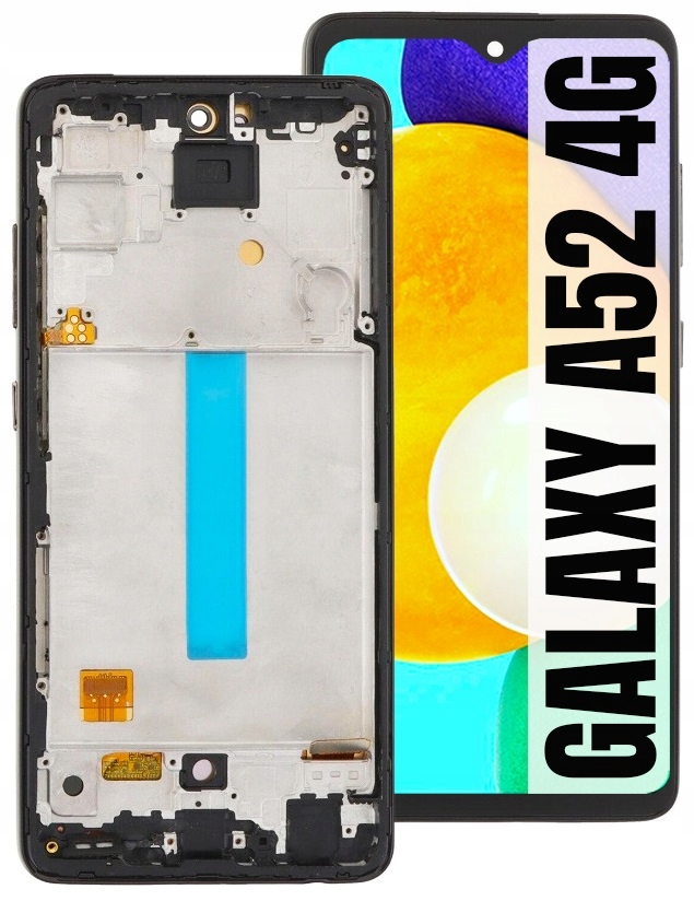 Displej Pro Samsung Galaxy A52 4G A525 Oled Displej Rámeček