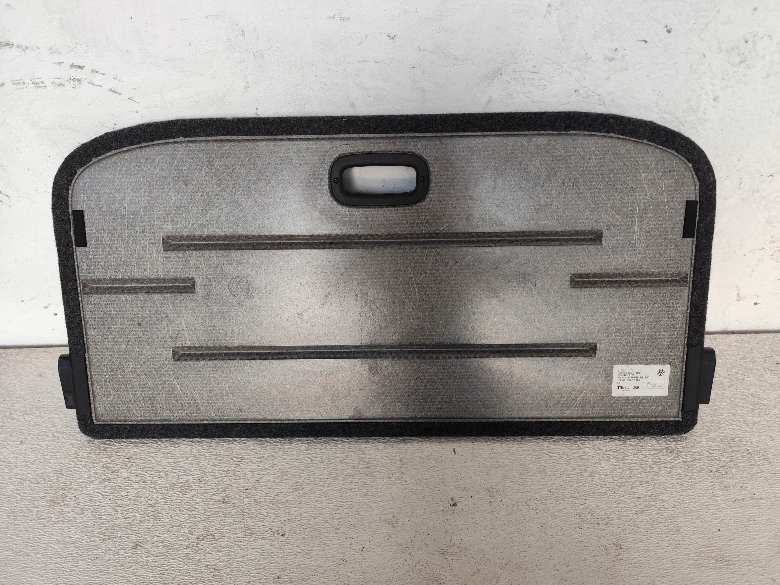 VOLKSWAGEN UP 2012 5D floor cover boot