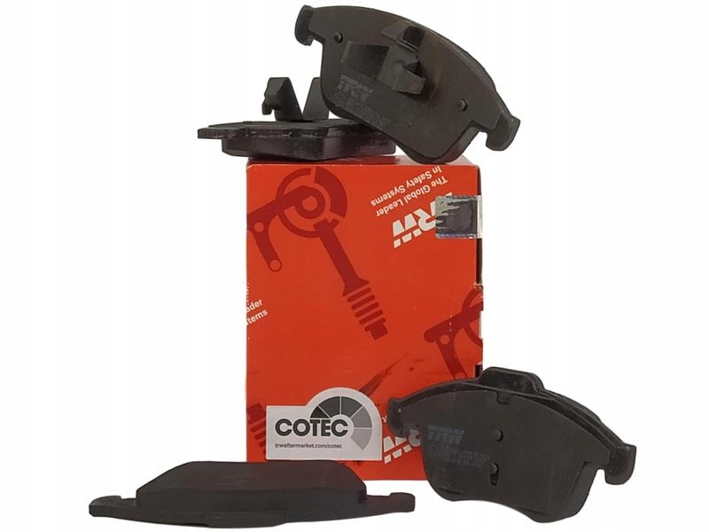 GDB1808 - ПЕРЕДНІ ГАЛЬМІВНІ КОЛОДКИ TRW RENAULT LAGUNA III