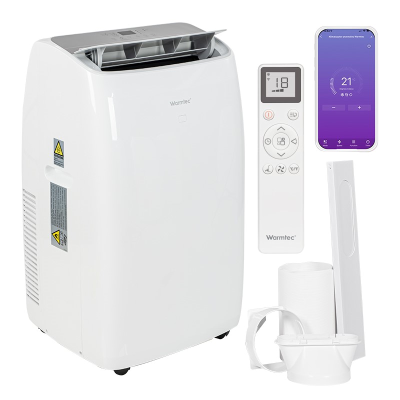 

Klimatyzator przenośny Warmtec KP46W 52m2 Wi-Fi Uv