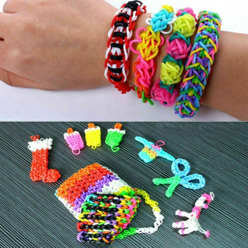 Zestaw do Robienia Bransoletek Gumki do Bransoletek 1600 szt + GRATIS Marka BestHurt