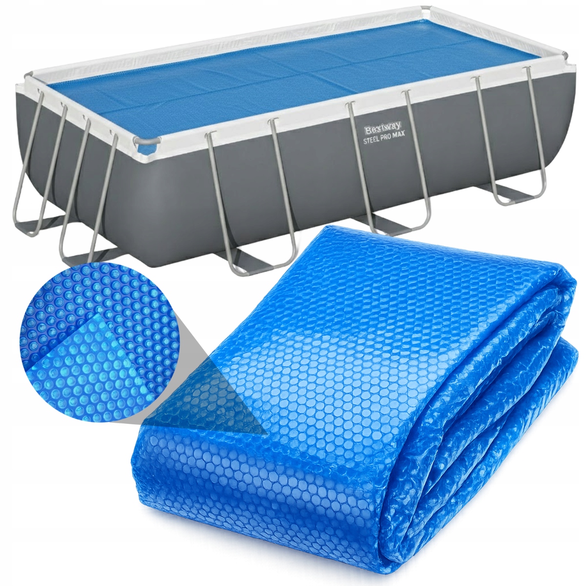 Krycí Plachta Topného Krytu Solární Podložka Fólie Je Vhodná Do Bazénu Bestway 56441