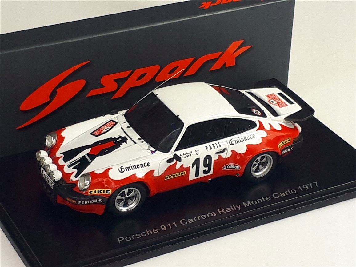 Spark Porsche 911 #19 Beguin Monte Carlo 1977 1:43