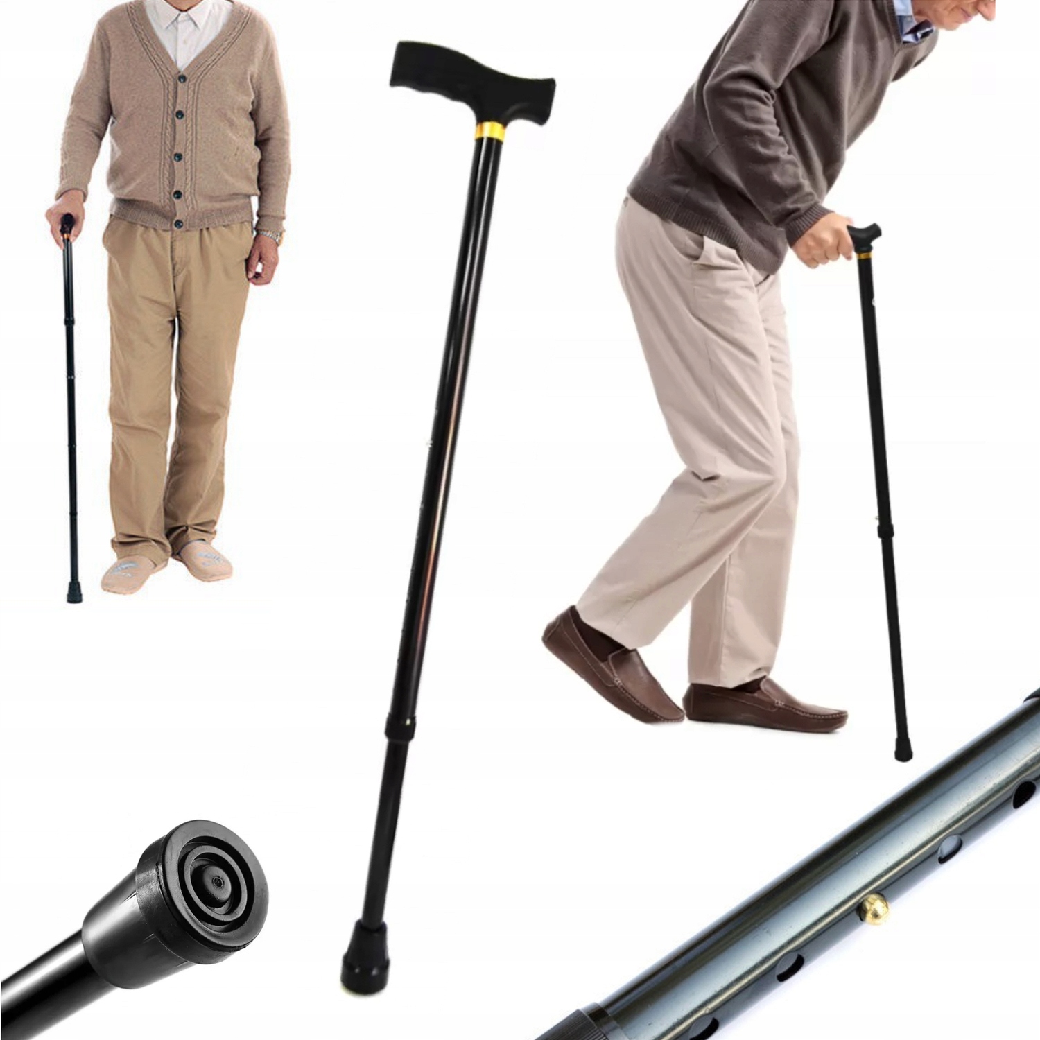 

Laska Inwalidzka Ortopedyczna Regulowana 73-96 cm