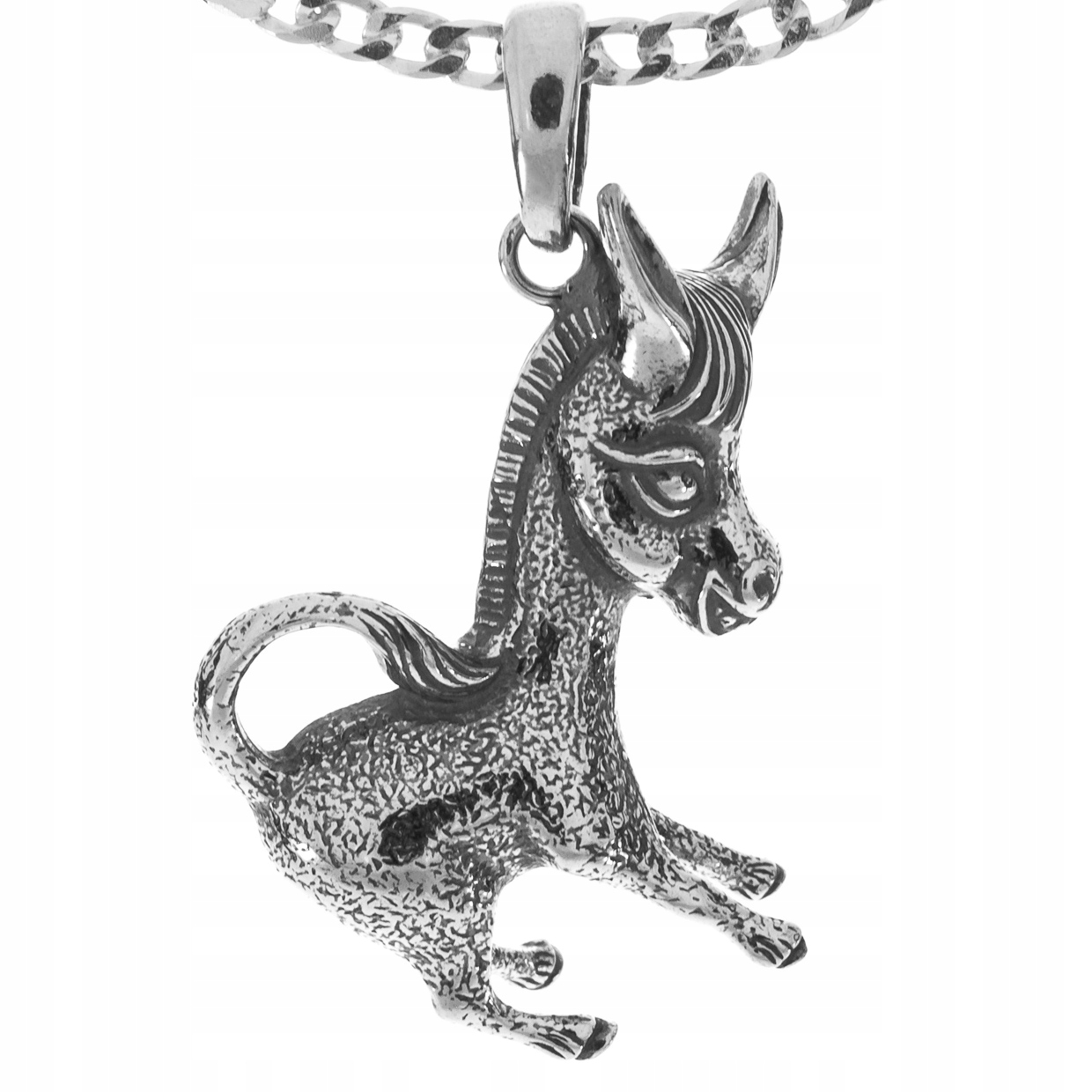 Stříbrný Přívěsek Oslík Ze Stříbra 925