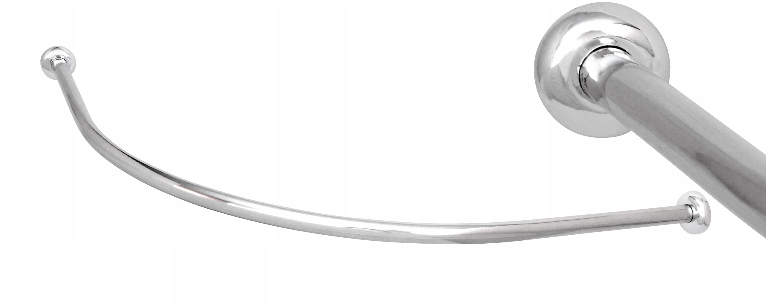 

Drążek prysznicowy Łukowy 140x105 Polski mocny alu