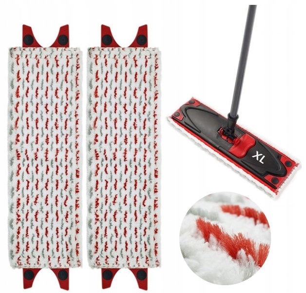 2x WKŁAD ZAPAS DO MOPA VILEDA PŁASKI ULTRA MAX ULTRAMAX XL 42CM NAKŁADKA