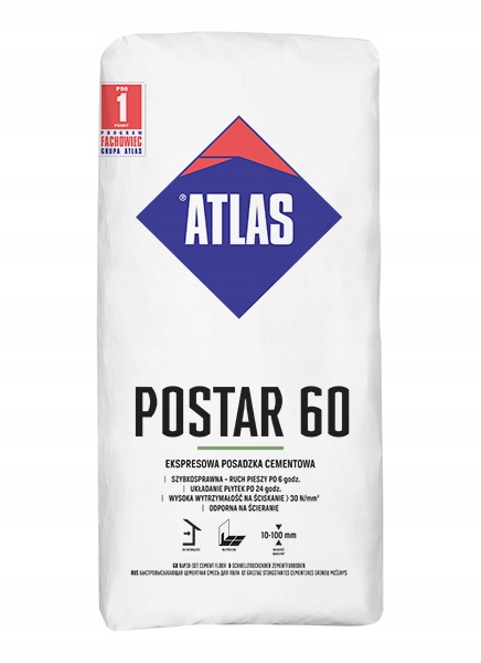 

Postar 60 Ekspresowa Posadzka Cementowa Op. 25KG A