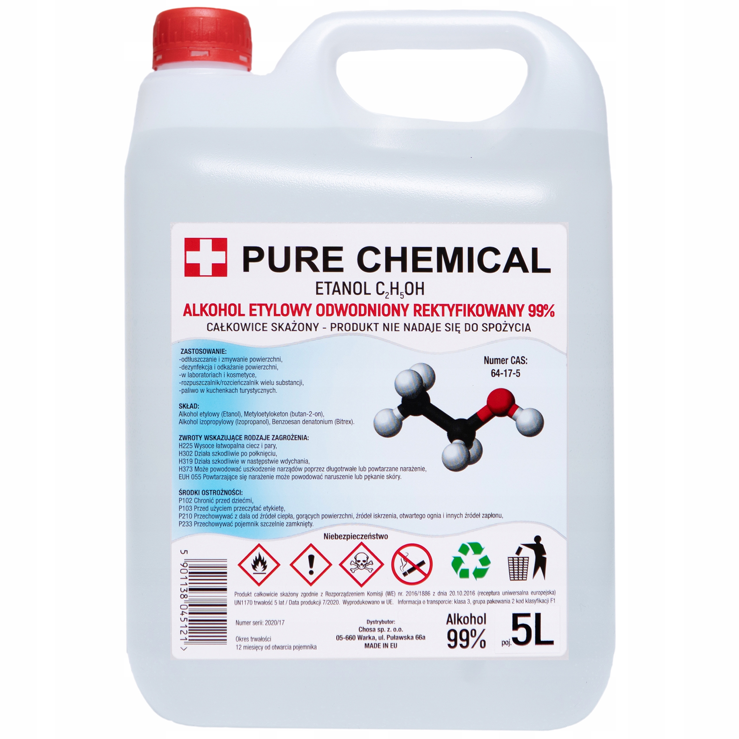 

Alkohol etylowy Etanol spirytus 99%