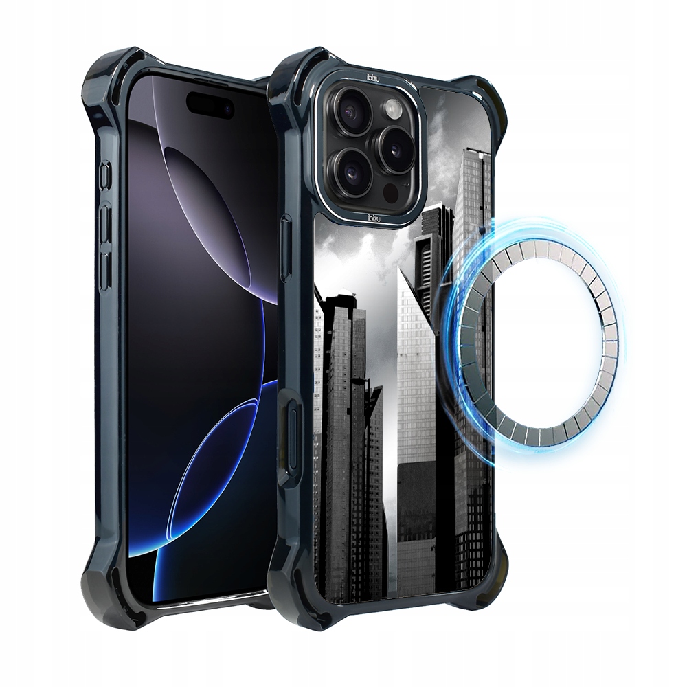 Pouzdro pro iPhone 16 Pro Ibizu DropGuard Ultra s MagSafe, Manhattan