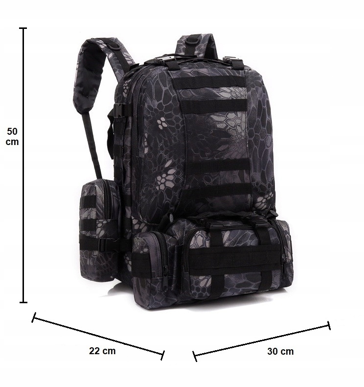 Plecak WOJSKOWY taktyczny TURYSTYCZNY 50L Olive Model 0100812