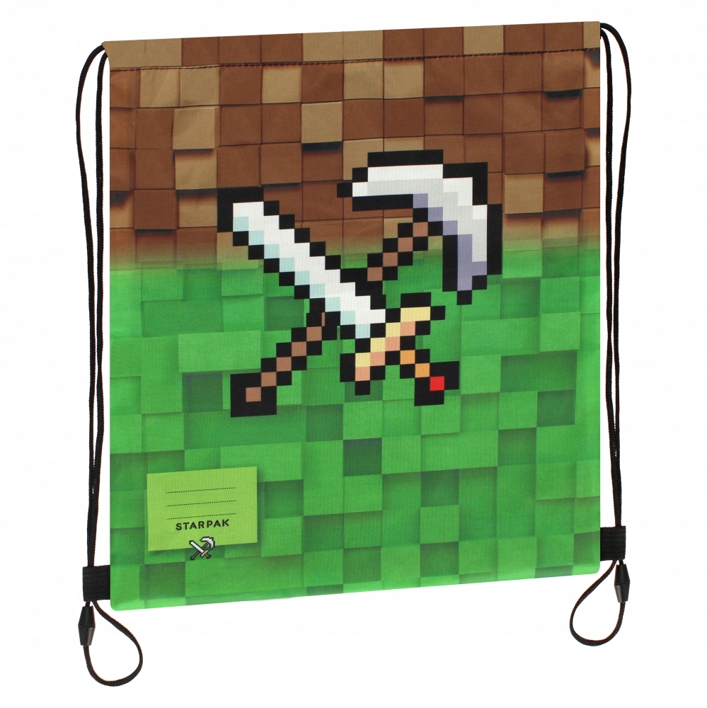 

Worek Na Ramię Obuwie Pixel Gra Piksele 40X34 CM