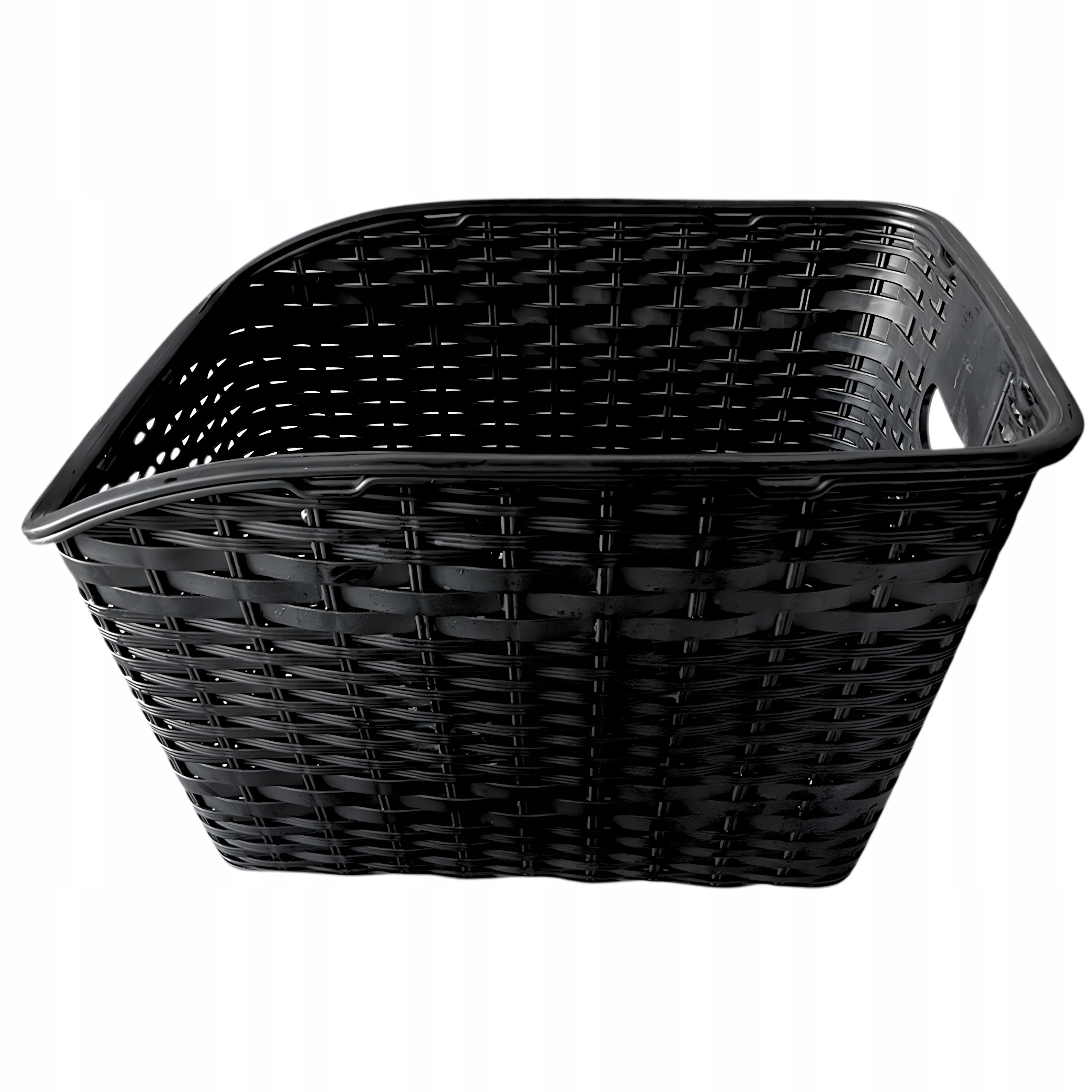 KOSZYK ROWEROWY KOSZ NA BAGAŻNIK ROWER TYLNY POJEMNY Z ODBLASKIEM CZARNY Model Gearox KOSZYK ROWEROWY Z UCHWYTEM SOLIDNY