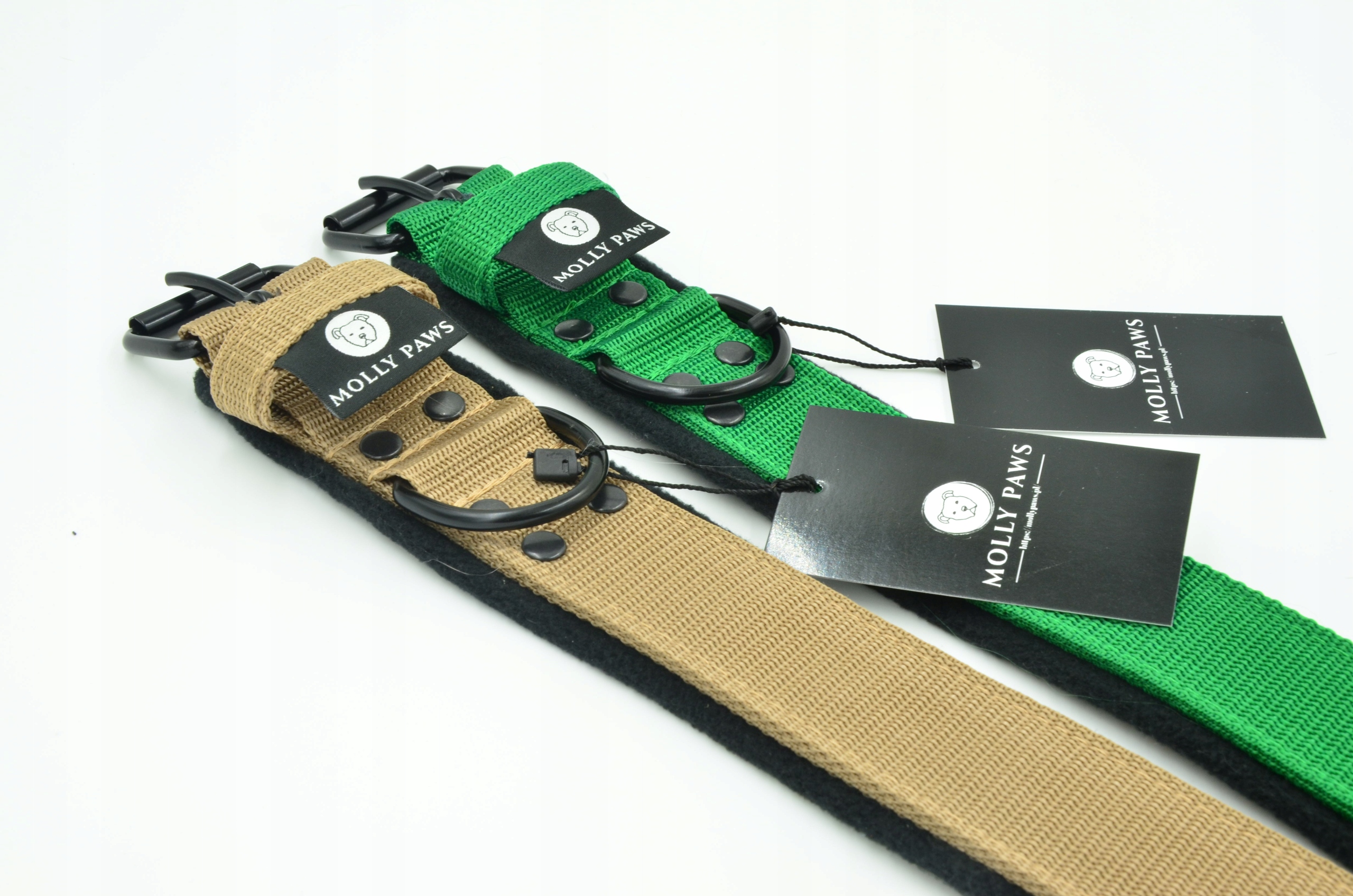 Levně Obojek pro velkého psa s fleecem, lehký, velikost 48 cm – 56 cm, tolerance +/- 1 cm