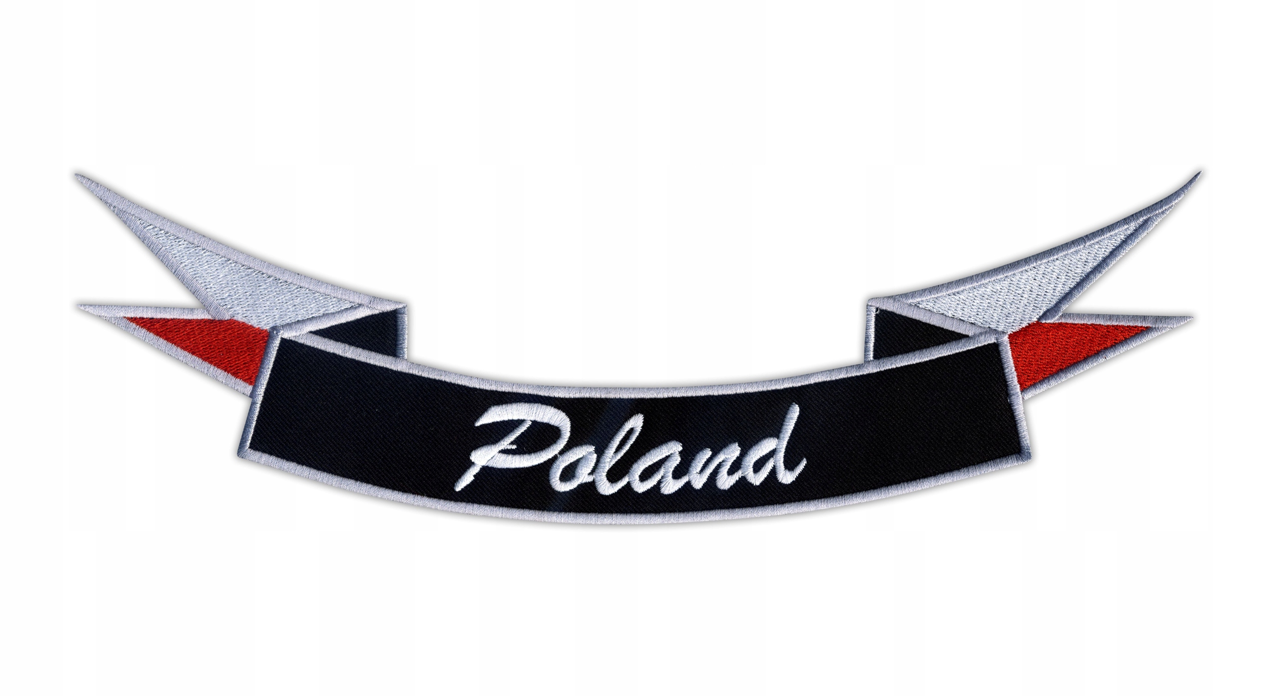 

Naszywka Szarfa Poland z flagami Polski Haft