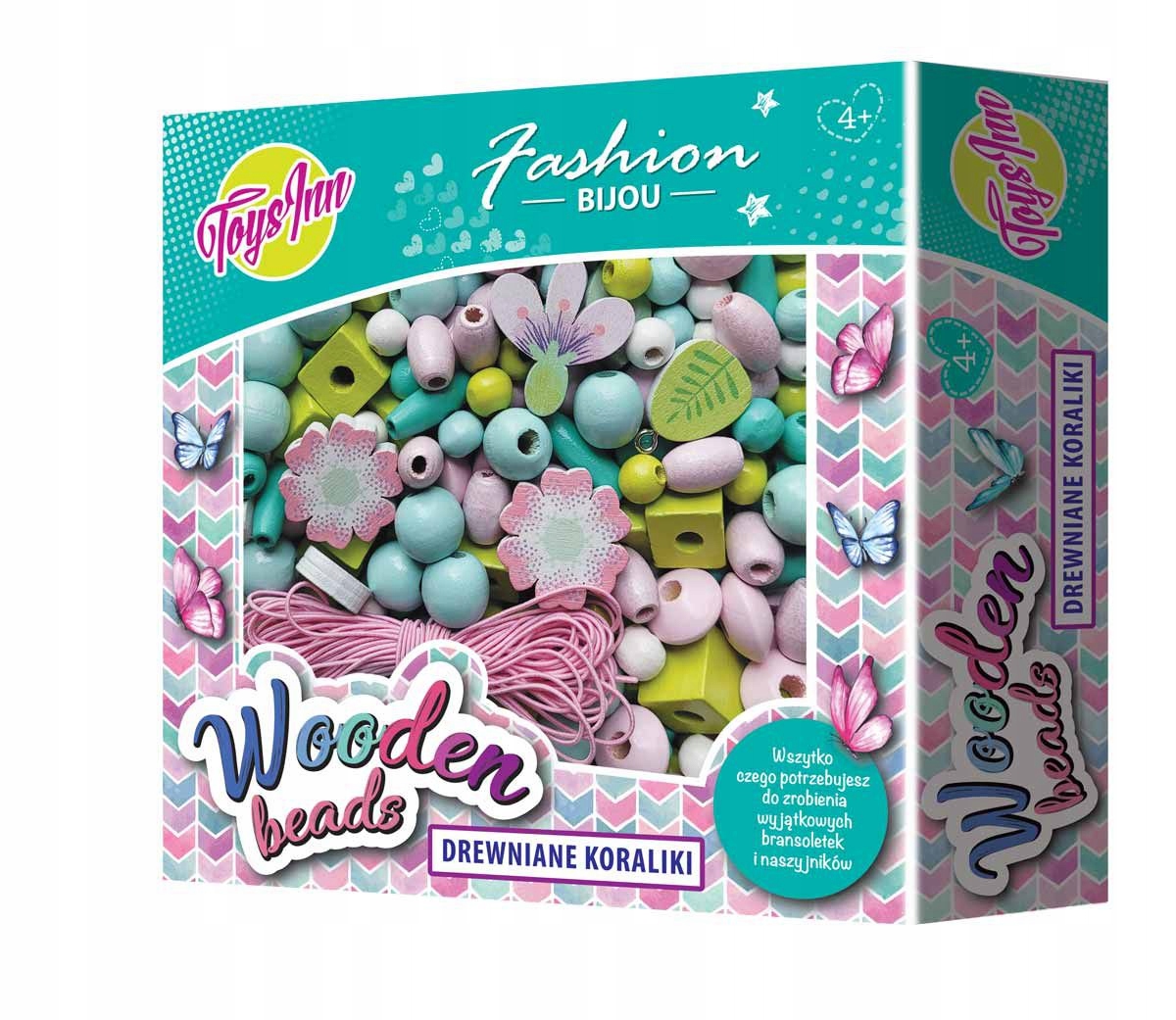 TOYS INN WOODEN BEADS KORALIKI DREWNIANE