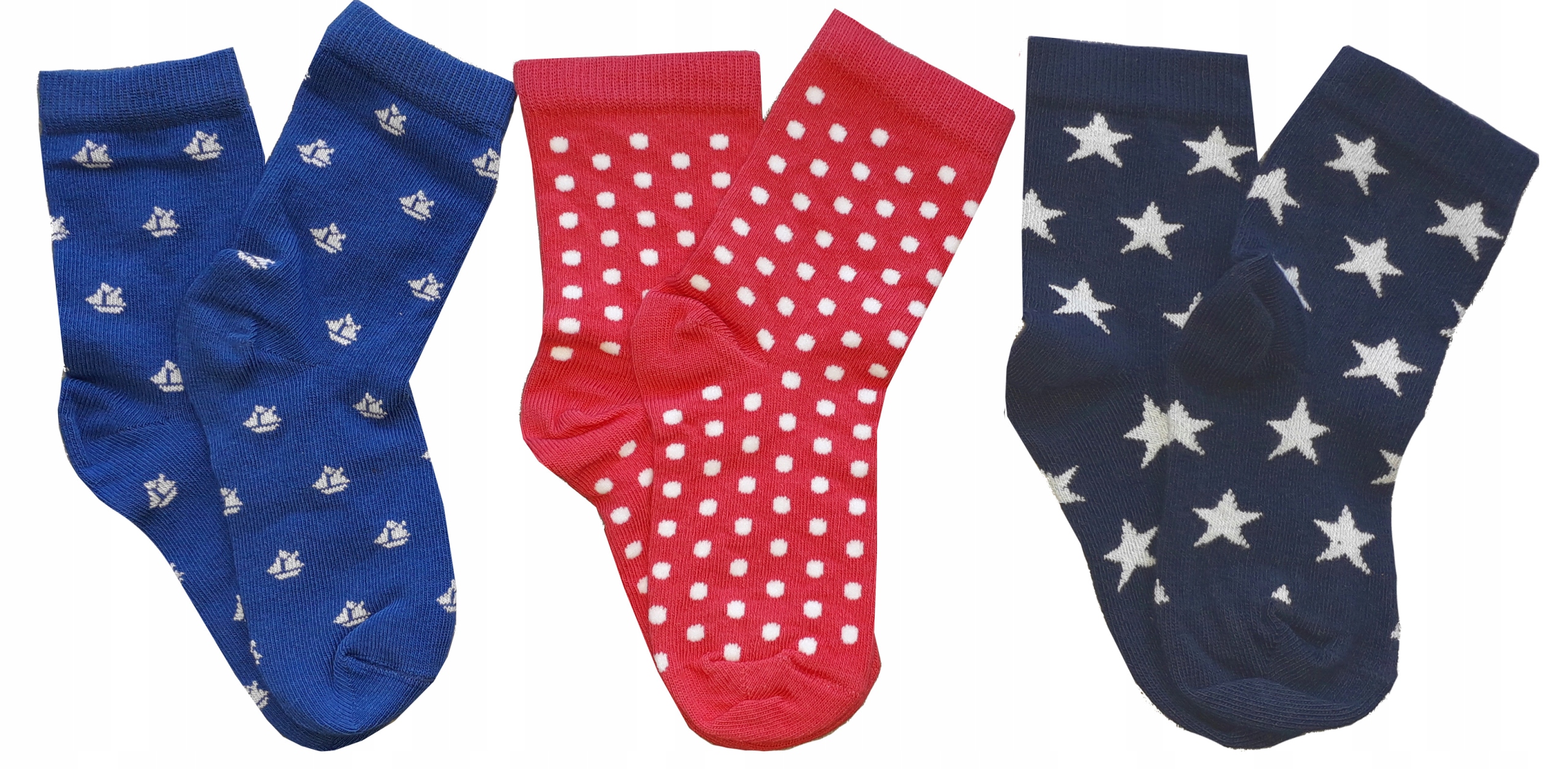 

Wola skarpetki trójpak 3 pary zestaw 16-17cm 24/26