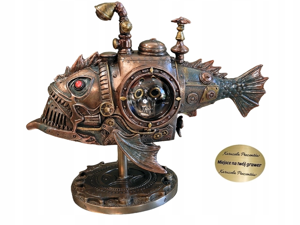 Fantastická Figúrka Podvodná Loď V Štýle Steampunk Hlbinná Ryba