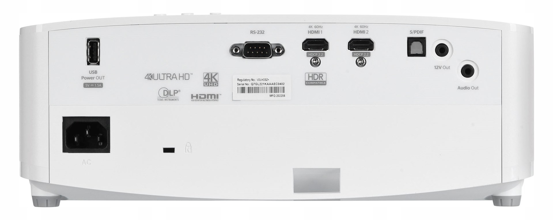 PROJEKTOR OPTOMA UHD35x DLP UHD 3600 ANSI 4K Jasność lampy (ANSI) 3600 lm