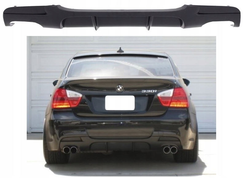 D1216258 - Диффузор бампера BMW E90 E91 M-PERFORMANCE 04-14