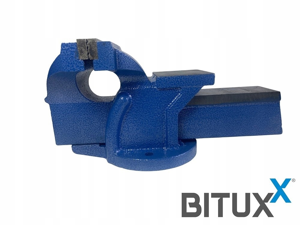 Stolový zámečnický svěrák z litiny s čelistmi Bituxx 150 mm