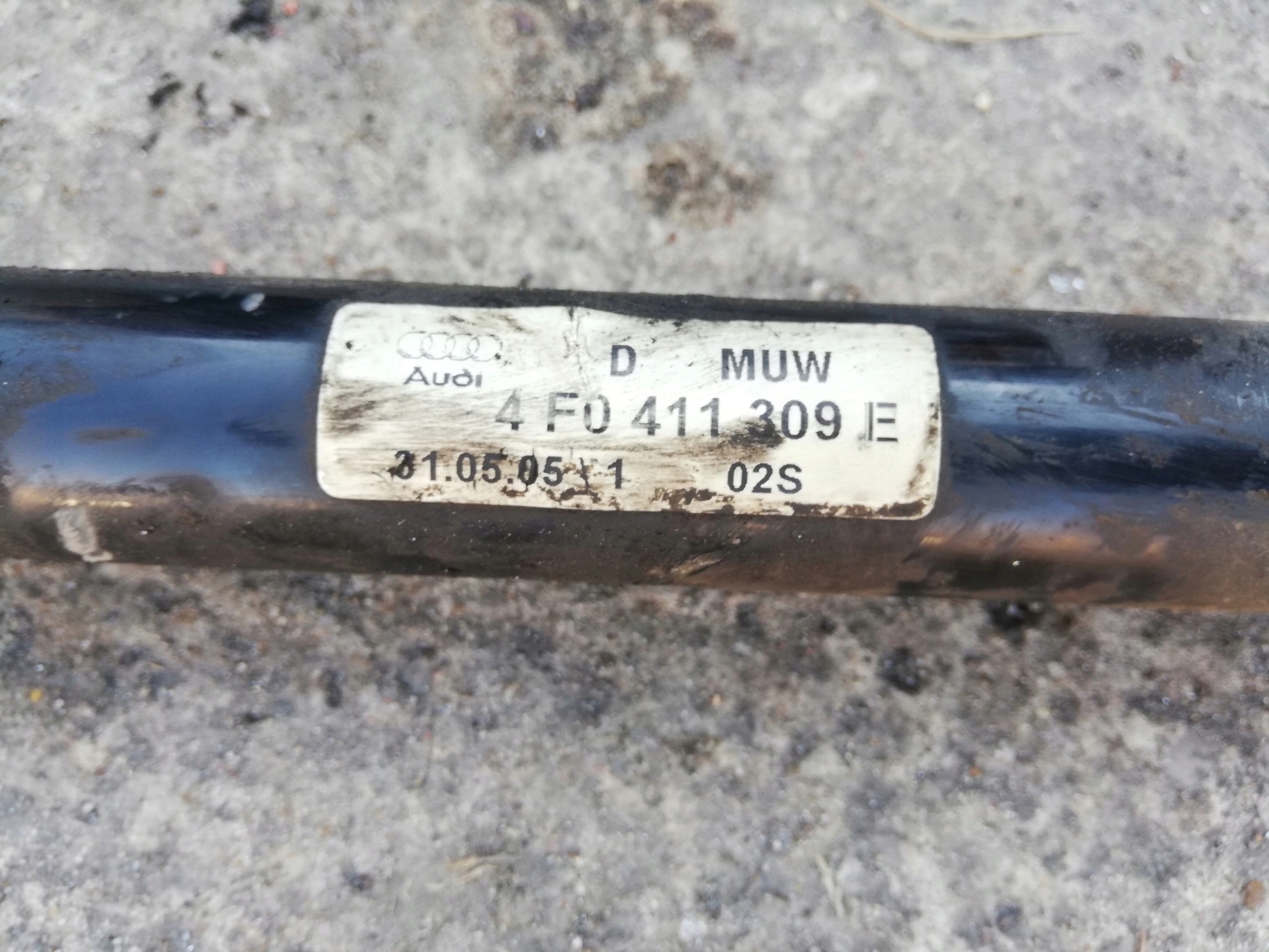 stabilizer rod front AUDI A6 C6 4F0411309E
